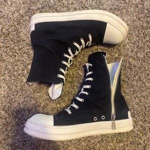 !!SOLD!! RICK OWENS RAMONES DRKSHDW HIGH